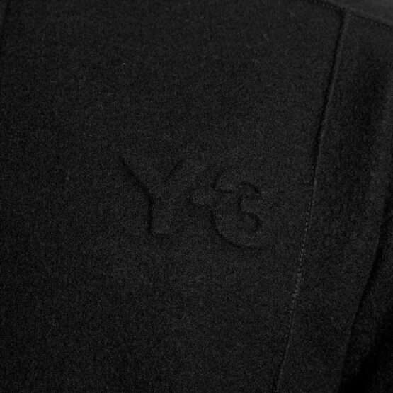 Y-3 MENS HALF ZIP TOP BLACK - Imagen 3