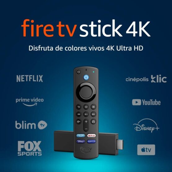Fire TV Stick 4K con control remoto por voz Alexa (incluye control de TV) y Dolby Vision