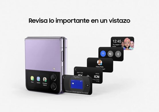 SAMSUNG Galaxy-Z Flip4 8GB + 256GB Gray - Imagen 4