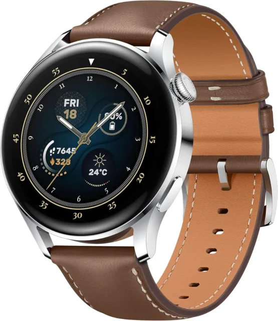 HUAWEI Watch 3 Reloj Inteligente, Pantalla de 1.43'' AMOLED, 46mm, Plata (Reacondicionado) - Imagen 5