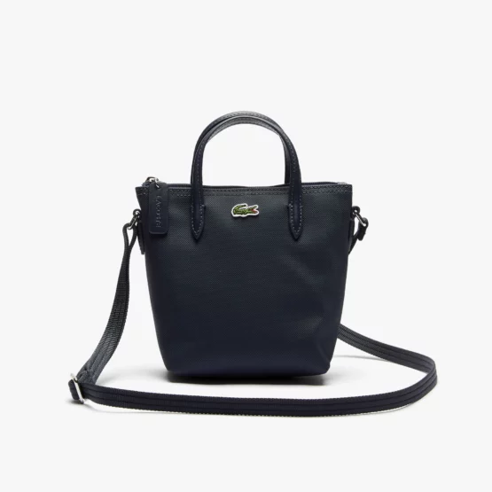 Bolso Tote mini L.12.12 Concept en petit piqué de canvas recubierta para mujer - Imagen 4