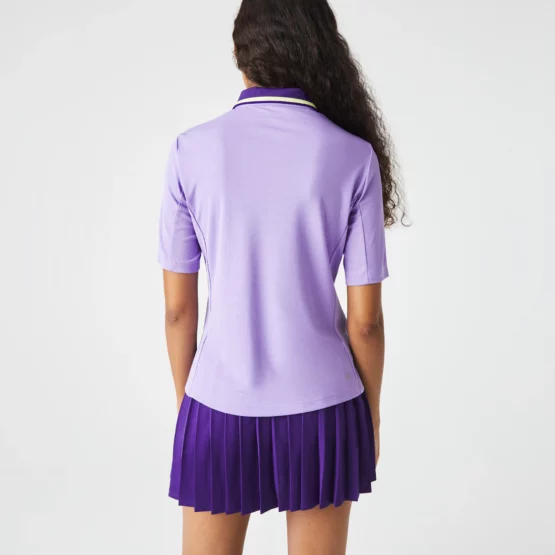Playera Polo de tenis en Piqué Lacoste SPORT para mujer - Imagen 3