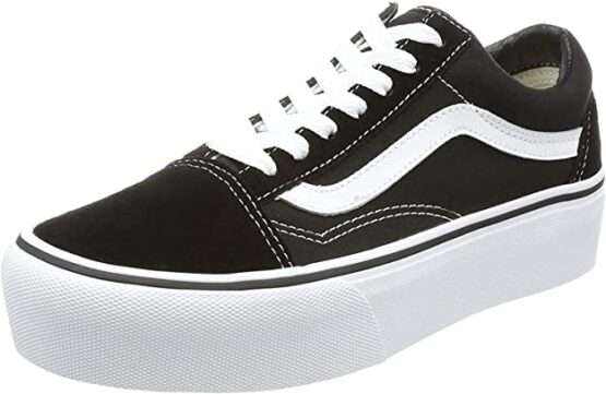 Vans Tenis de Plataforma para Mujer, Rosa, 7 US
