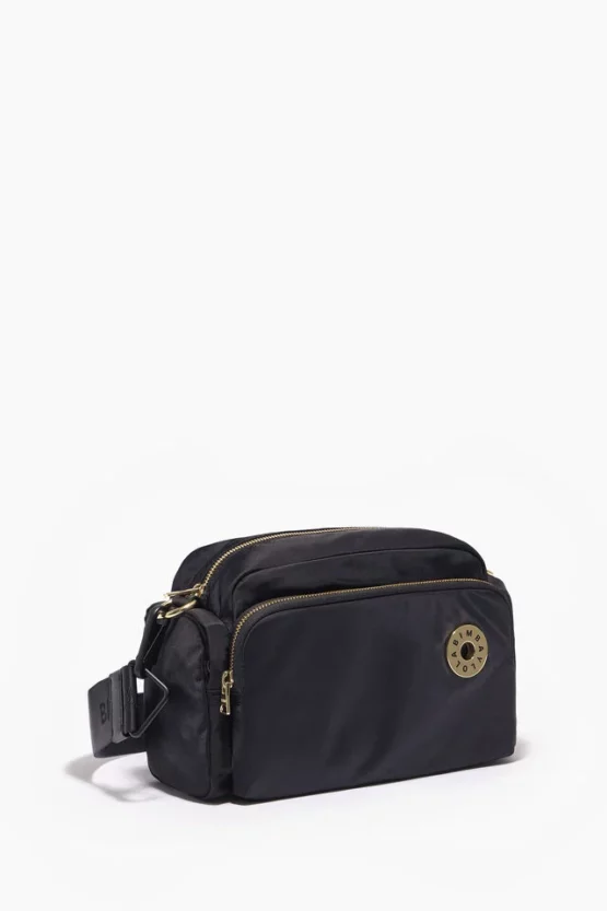 BOLSO BANDOLERA M NYLON NEGRO