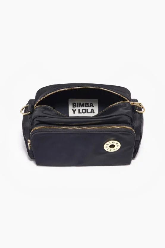 BOLSO BANDOLERA M NYLON NEGRO - Imagen 3