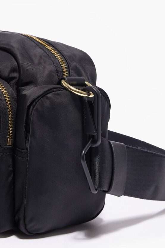BOLSO BANDOLERA M NYLON NEGRO - Imagen 2