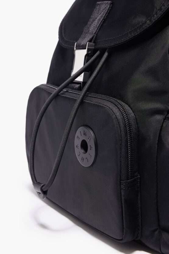 MOCHILA M NYLON NEGRA - Imagen 3