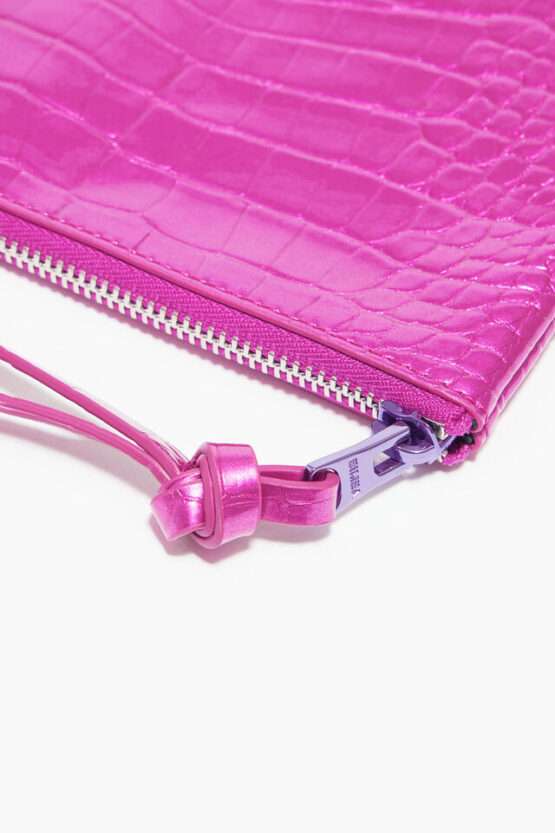 NECESER PLANO COCODRILO FUCSIA - Imagen 4