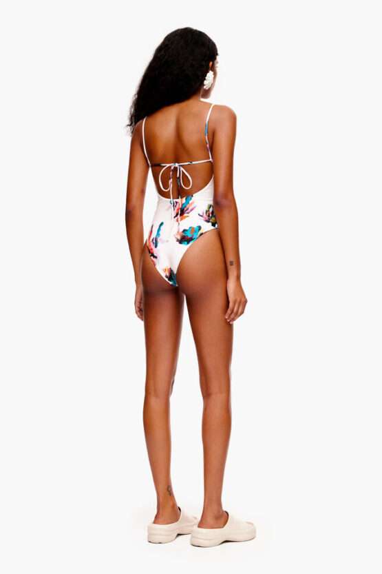BAÑADOR PRINT CORAL MARFIL - Imagen 4