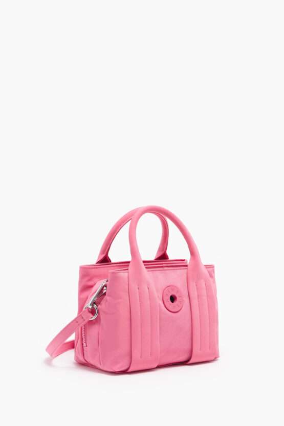 BOLSO TOTE XS NYLON ROSA