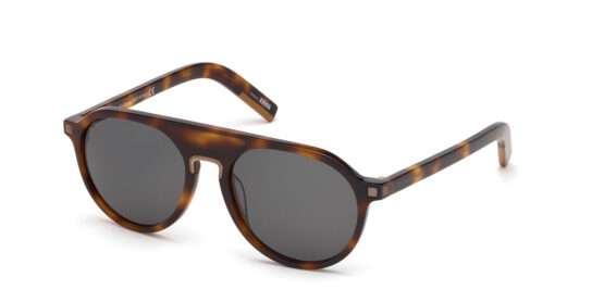 Ermenegildo Zegna EZ0123 52A 55 Lentes de Sol Para Hombre Tortoiseshell