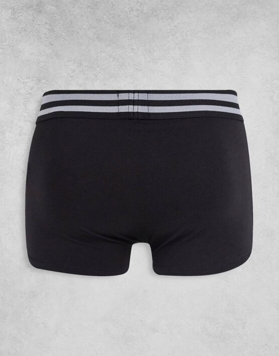 Le Breve 5 pack trunks in black and white - Imagen 2