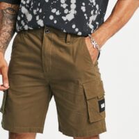 Weekend Offender Mascia cargo shorts in khaki