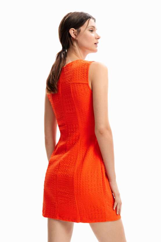 Textured mini dress - Imagen 2
