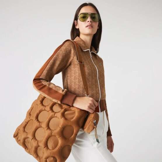 Bolsa Lacoste tipo bucket acolchonada de Golf para mujer