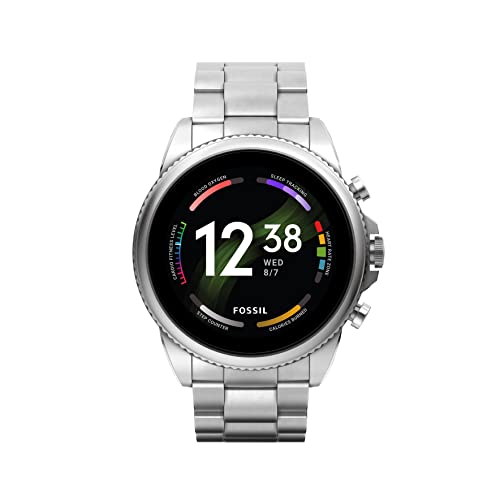 Smartwatch Fossil FTW4060V Gen 6 de acero inoxidable en color plateado para caballero