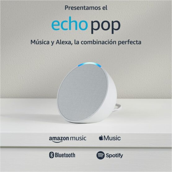 Echo Pop Bocina inteligente y compacta con sonido definido y Alexa - Imagen 2