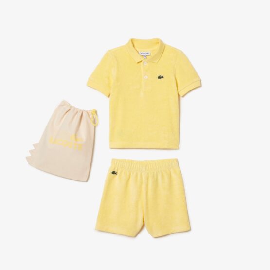 Pijama de Lacoste para niños con bolsa de viaje