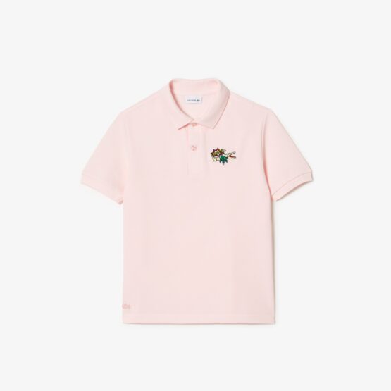 Polo de Algodón Pique con Insignia Lacoste Holiday para Niños