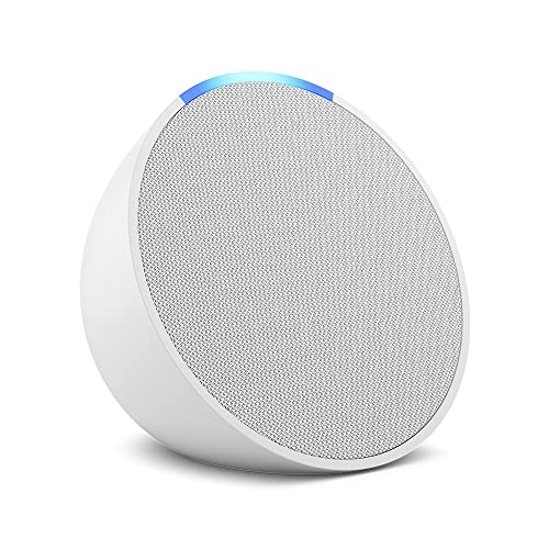 Presentamos el Echo Pop | Bocina inteligente y compacta con sonido definido y Alexa | Blanco