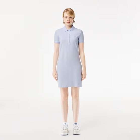 VESTIDO POLO EN PIQUÉ DE ALGODÓN STRETCH PARA MUJER