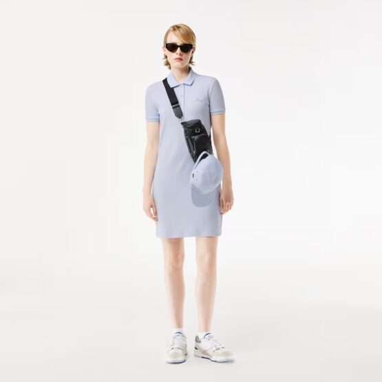 VESTIDO POLO EN PIQUÉ DE ALGODÓN STRETCH PARA MUJER - Imagen 2