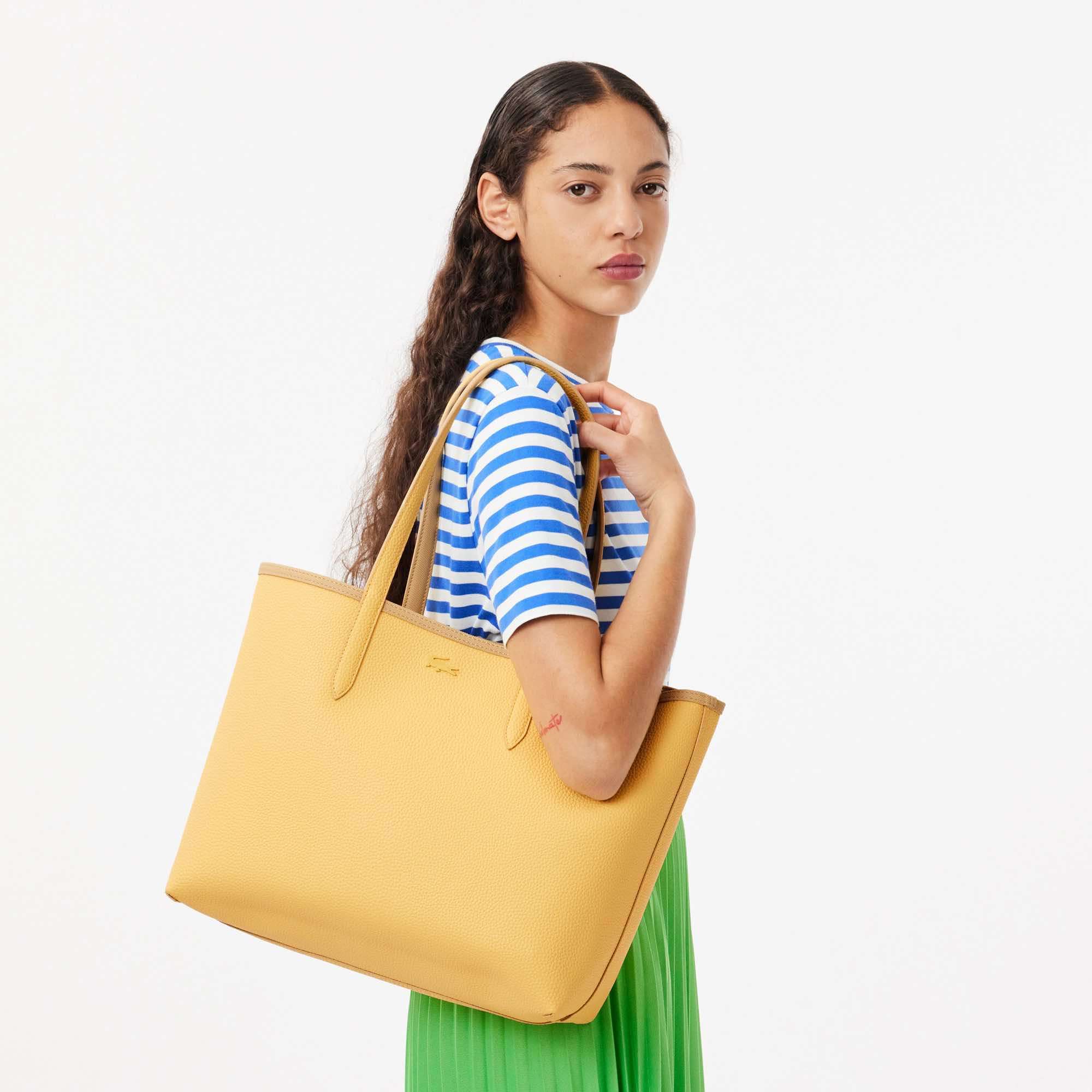 BOLSO LACOSTE TOTE ANNA REVERSIBLE Y BICOLOR - Imagen 3
