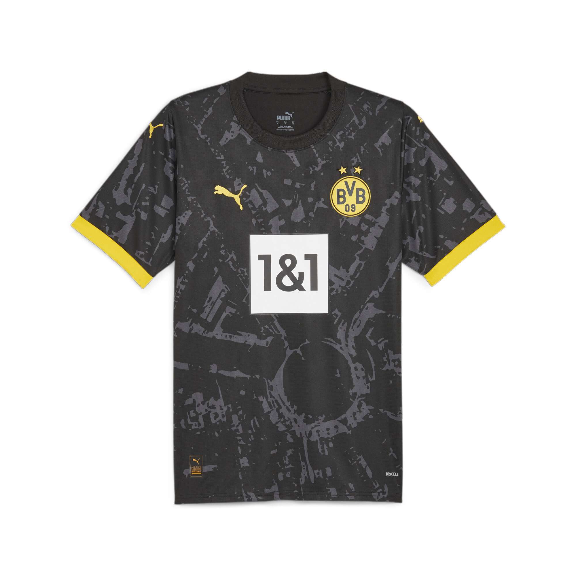 Jersey Hombre Borussia Dortmund Away 23/24 en Talla Chico en Negro | PUMA