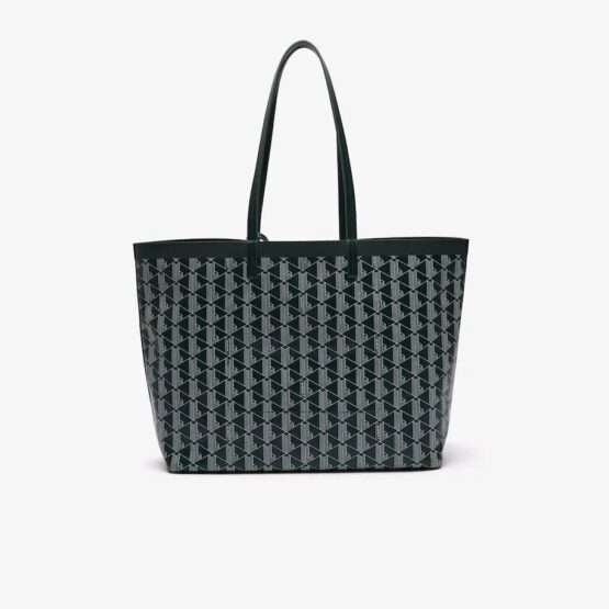 BOLSO TOTE ZELY MEDIANO DE LONA RECUBIERTA CON MONOGRAMA