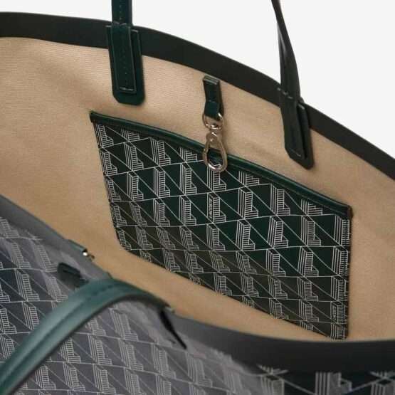 BOLSO TOTE ZELY MEDIANO DE LONA RECUBIERTA CON MONOGRAMA - Imagen 3
