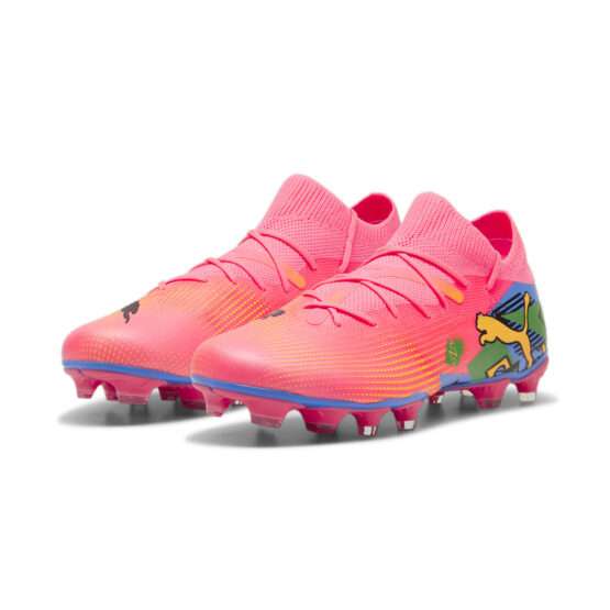 Tacos de Fútbol para hombre PUMA x NEYMAR JR FUTURE 7 MATCH FG/AG en Talla 30 en Rosa