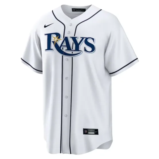 Men's Tampa Bay Rays Randy Arozarena Nike White Replica Player Jersey - Imagen 3