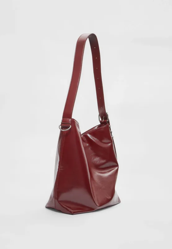 Bolso bucket efecto piel Stradivarius - Imagen 3