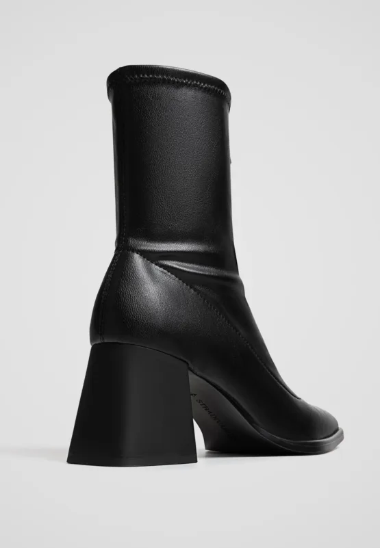 Botines tacón medio stretch Stradivarius - Imagen 3