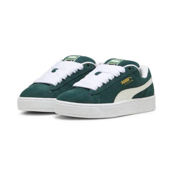 Tenis juvenil Suede XL en Talla 24.5 en Verde | PUMA