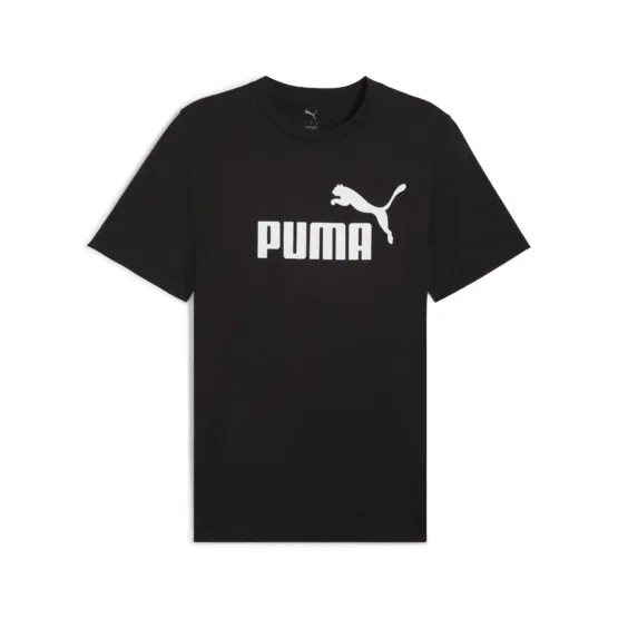 Playera Essentials No. 1 Logo para hombre en Talla Chico en Negro | PUMA