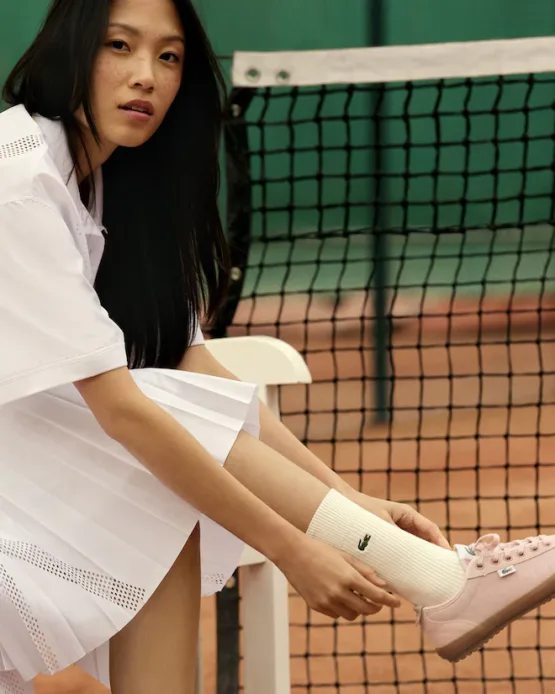 Sneakers deportivas Backslam para mujer Lacoste 🐊 - Imagen 5