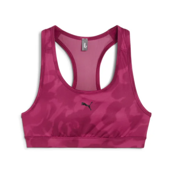Top Deportivo PUMA de entrenamiento 4Keeps para Mujer en Talle Grande Magenta Gleam/floral Aop