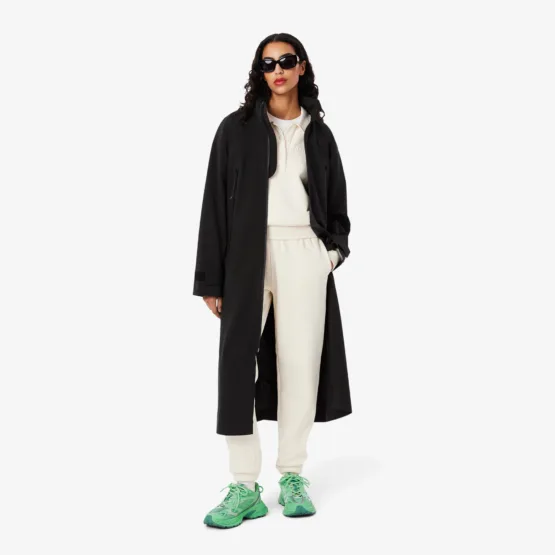 Parka elegante impermeable larga extragrande para mujer