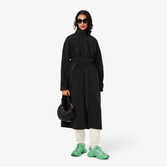 Parka elegante impermeable larga extragrande para mujer - Imagen 2