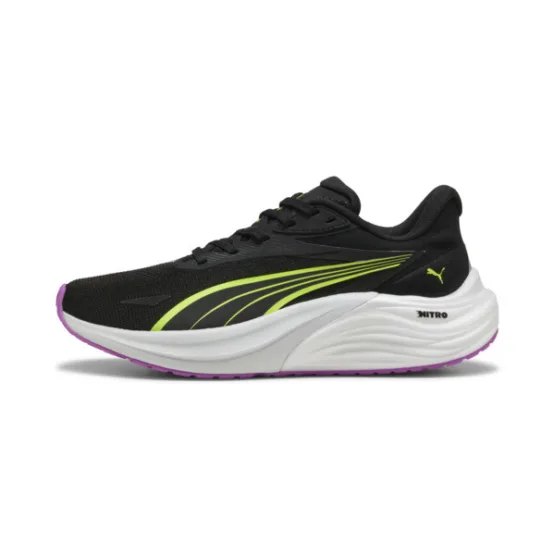 Tenis PUMA de Running Electrify Nitro™ 4 para Mujer en Talle 26 Negro/yellow Alert