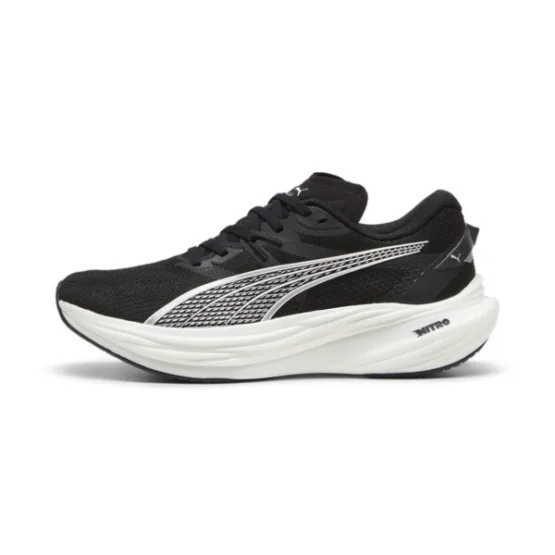 Tenis PUMA de Running para Hombre deviate Nitro 3 en Talle 26.5 Negro/PUMA Blanco