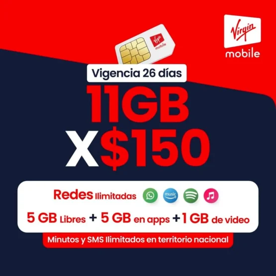 Chip de $150 Virgin Mobile - Imagen 3