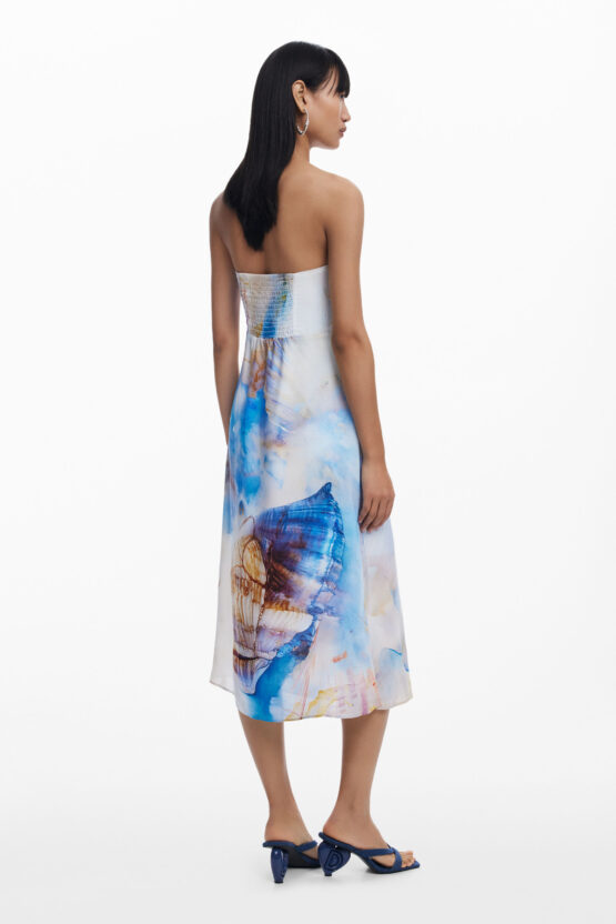 Bardot dress with shells - Imagen 3