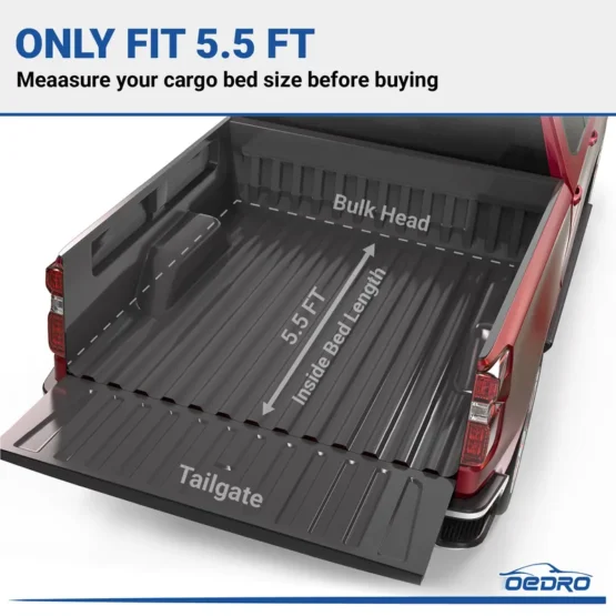 Quad-Fold Tonneau Bed Cover 5.5ft for 2015-2025 Ford F150  Waterproof, Durable, Easy Installation - Imagen 3