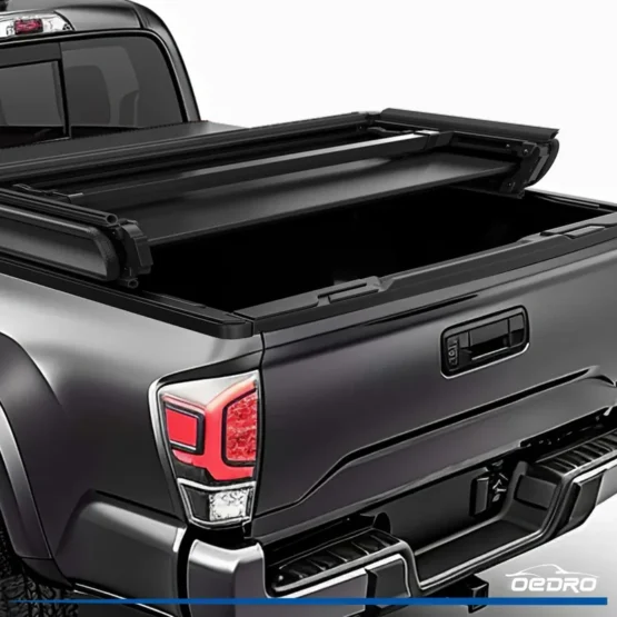 OEDRO Soft Tri-fold Truck Bed Tonneau Cover Compatible with Toyota Tacoma 2024 2025 with 5ft Bed,with Track Rail System(Excl. Trail) - Imagen 5