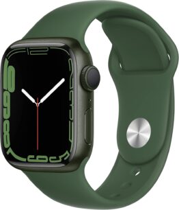 Apple Watch Series 7 con correa deportiva verde, renovado