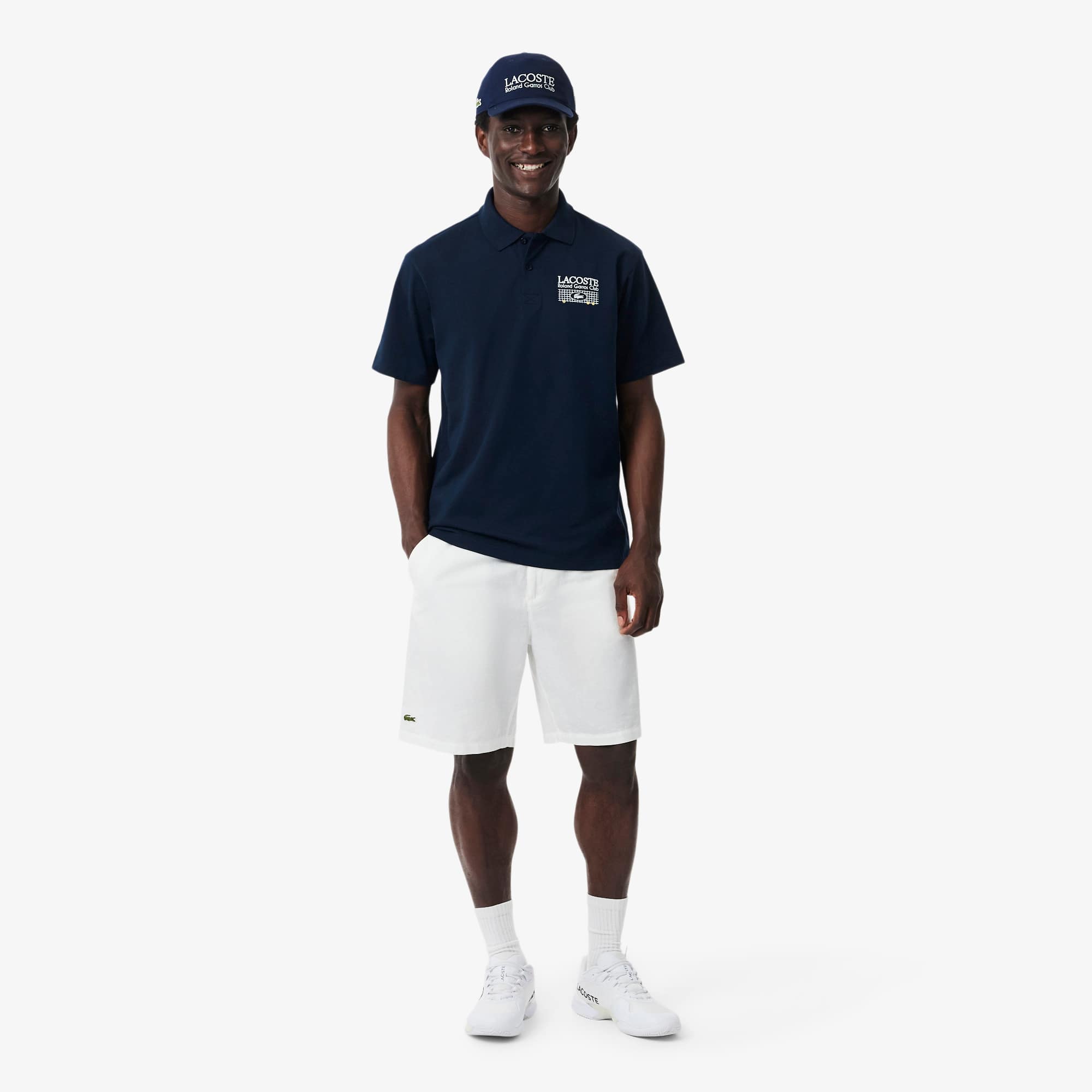 Polo Lacoste Roland Garros azul marino | Hombre - Imagen 3