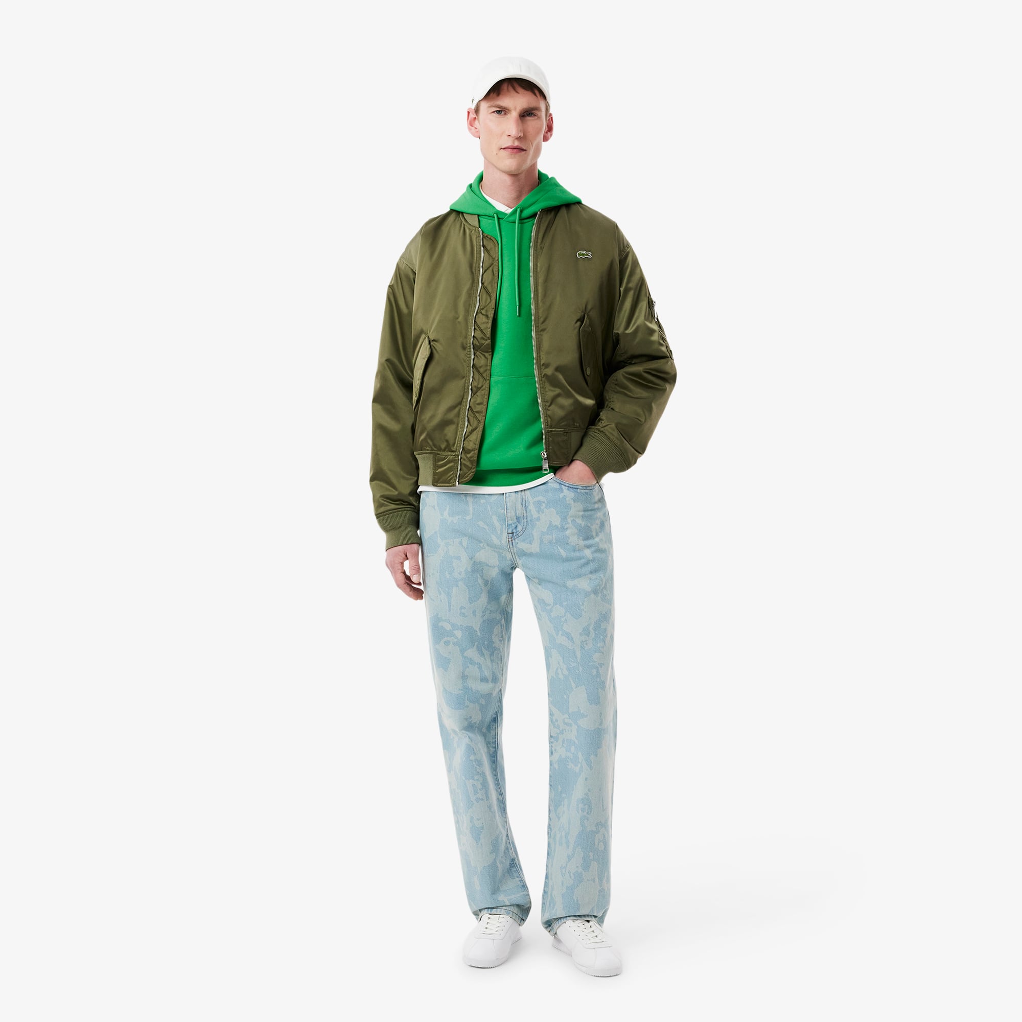 Sudadera Lacoste gorro Tennis verde | Hombre - Imagen 3