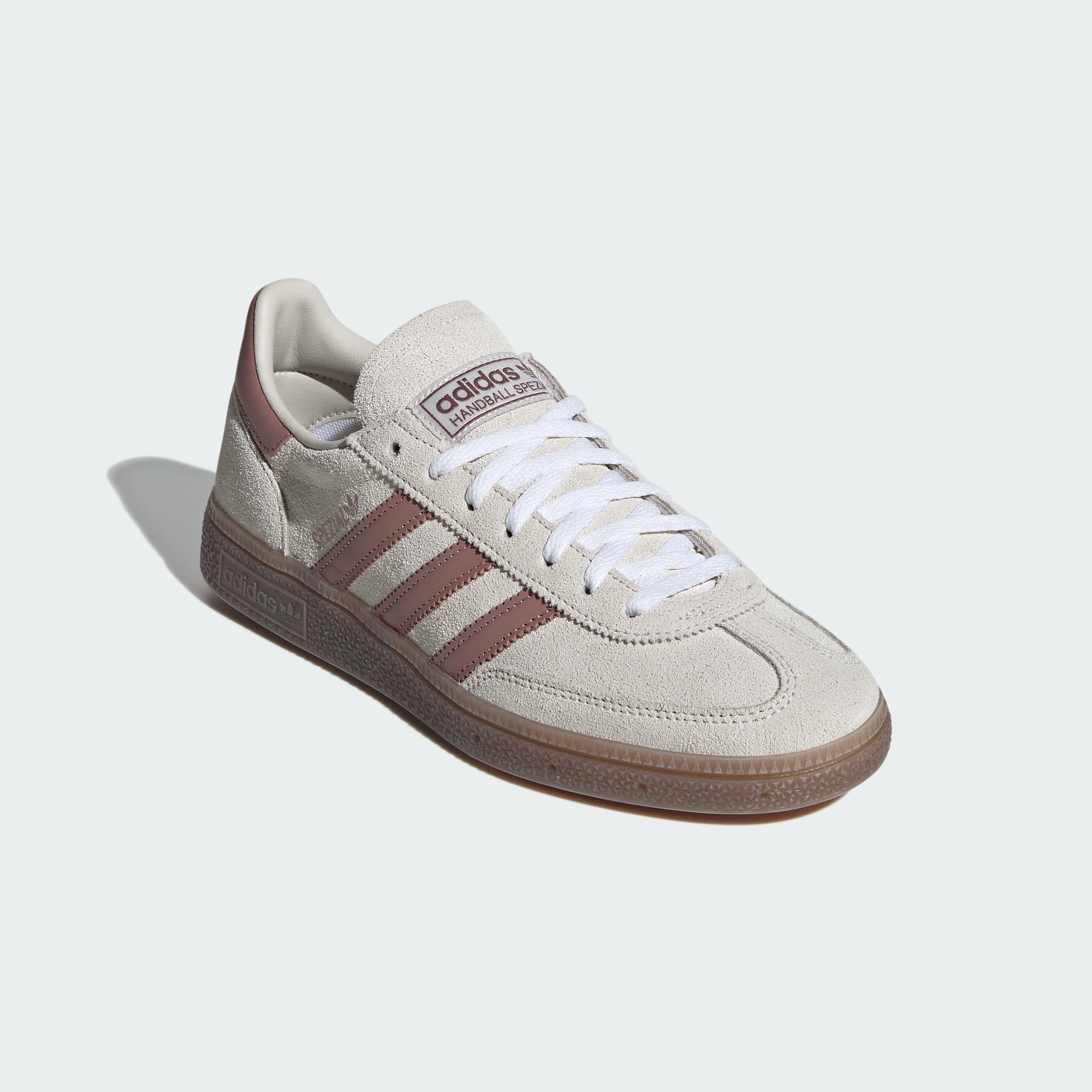Adidas Handball Spezial Beige Mujer | Tenis de Piel - Imagen 3